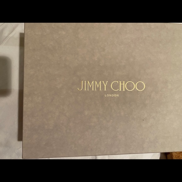 JIMMY CHOO Nude Cork Wedge - Picture 6 of 8